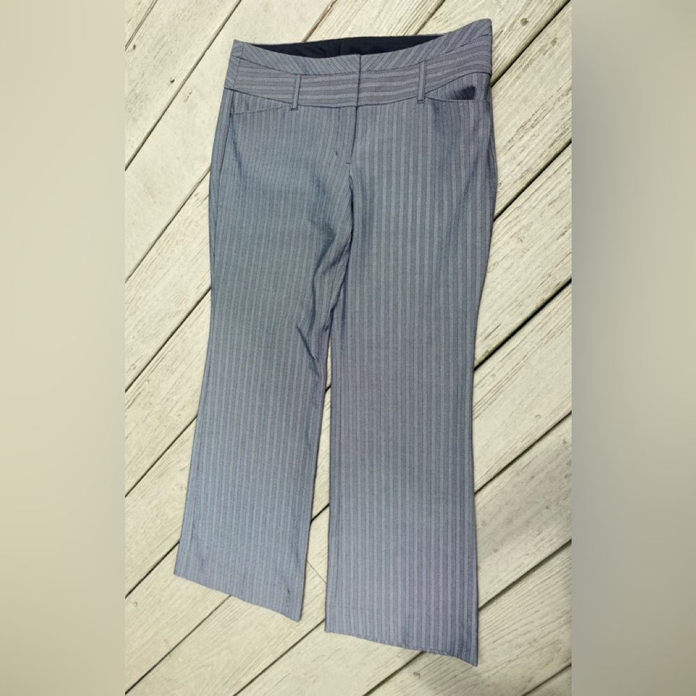 EXPRESS - Woman’s (Editor) black/gray herringbone stripped trousers, Size: 8